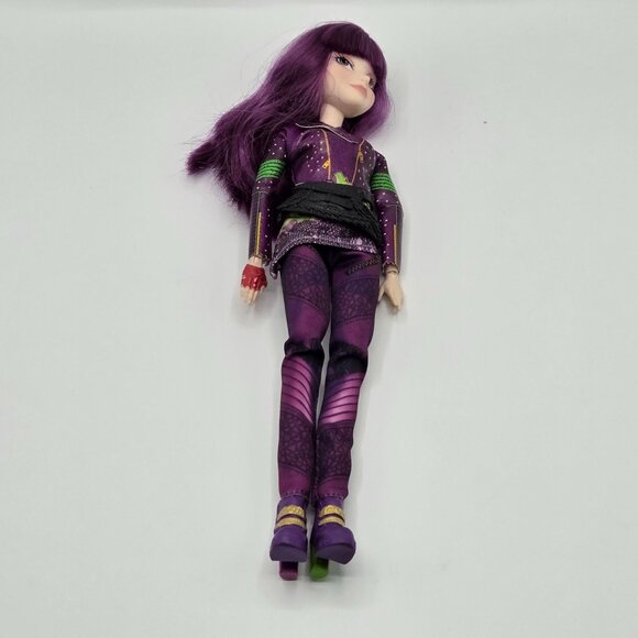 Disney Descendants 2 Mal Isle Of The Lost Doll 2014 With Purple Hair - Picture 5 of 6
